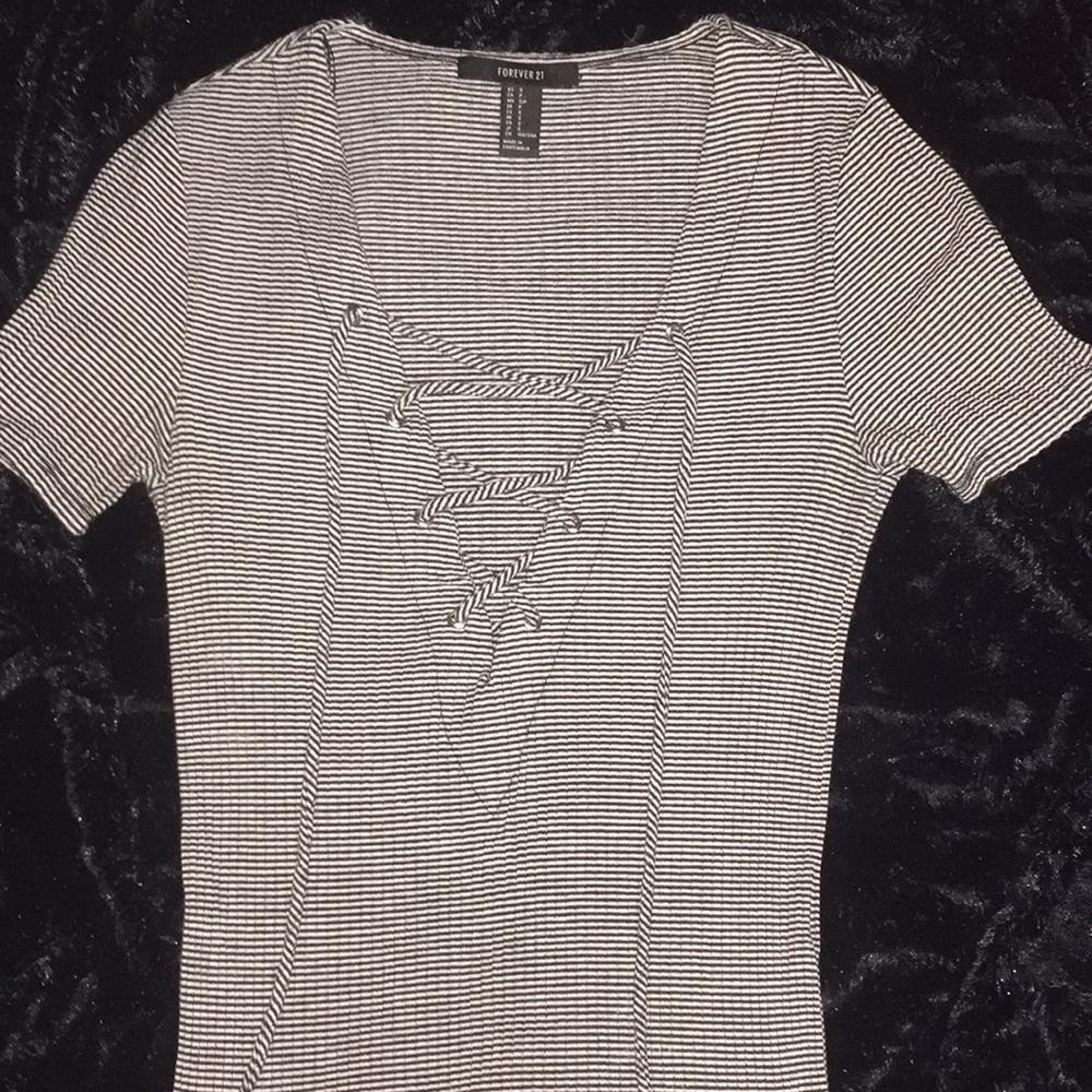 Lace up top